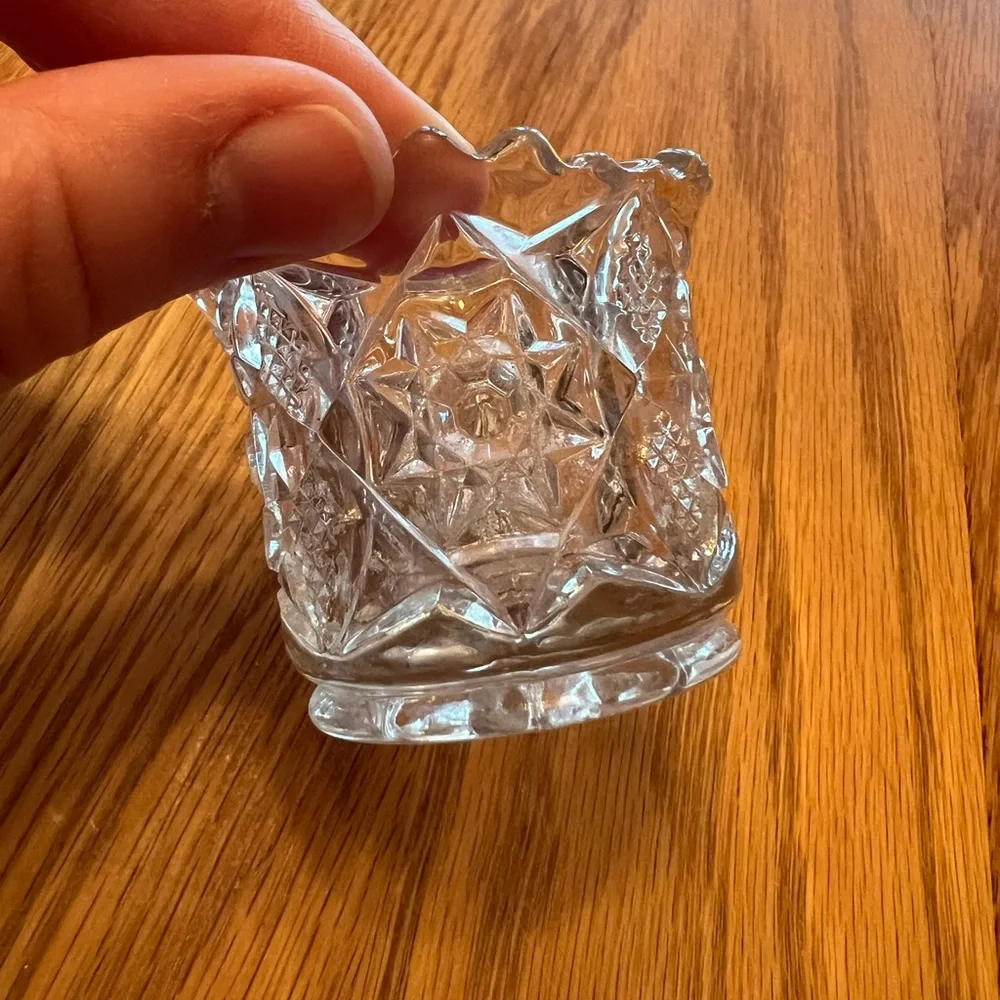 Vintage Fostoria Glass Company Toothpick Holder